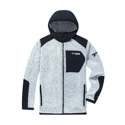 Columbia Titanium Omni-Heat Fleece Hoodie Jacket Black/Grey AE6630-100