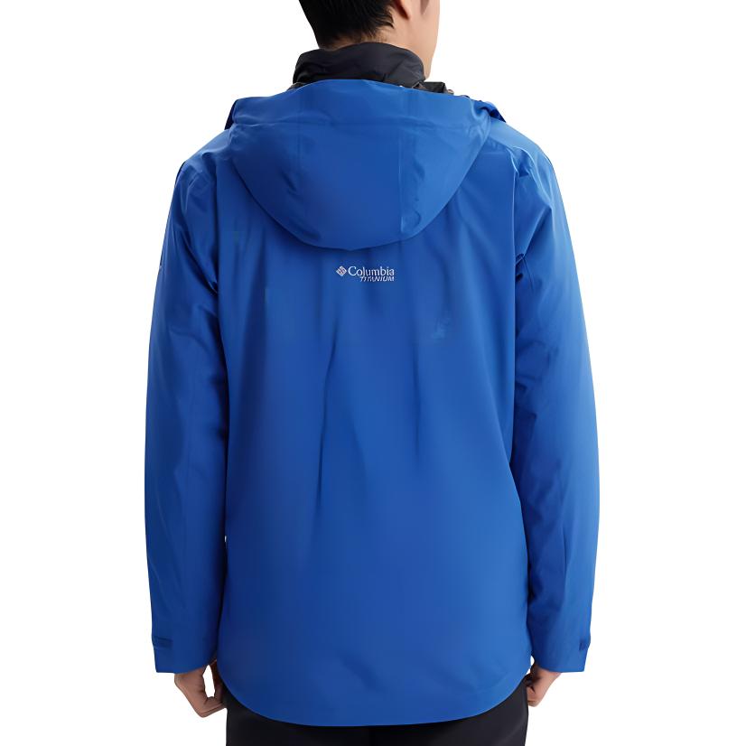 Lookbook Chaqueta Impermeable 3 en 1 de Senderismo Columbia Titanium Series - Azul. WE2426-433