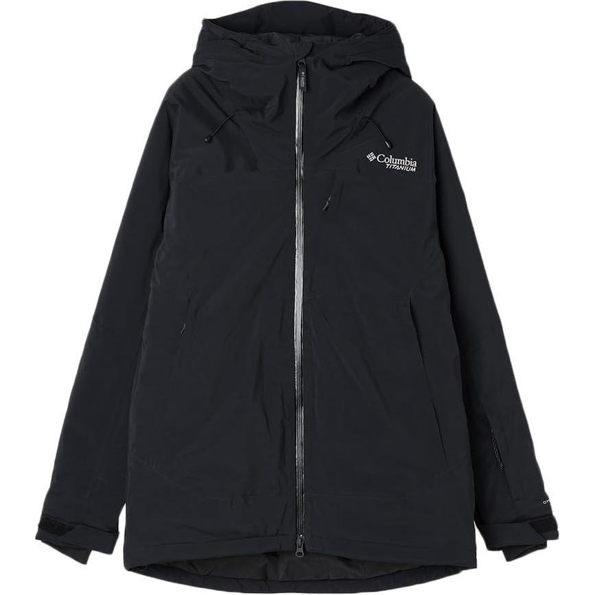 Columbia Titanium Series  Black Waterproof Insulated Ski Jacket with Logo. WE3425-010