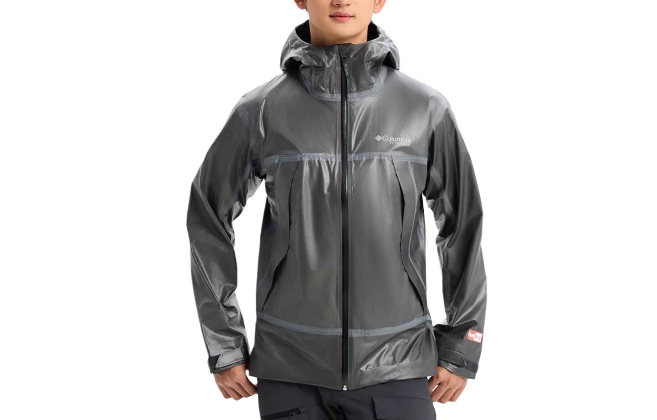 Columbia Titanium Series Logo Waterproof Jacket Unisex Gray - Casual & Outdoor Wear WE2939-010