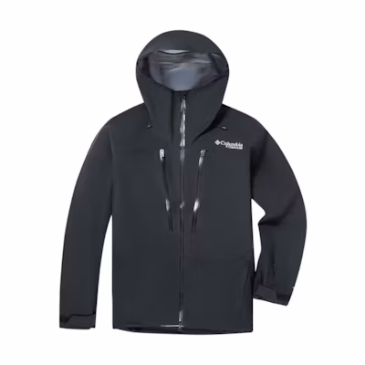 Columbia Titanium SKI 3L Waterproof Hooded Jacket Black Winter Ski Coat WE8679-010