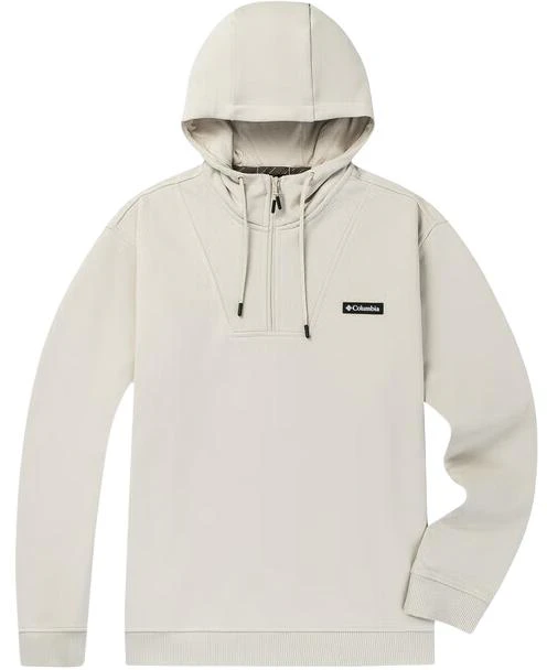 columbia-transiting-series-half-zip-white-hoodie-with-logo-unisex-casual-wear-ae-2278-278