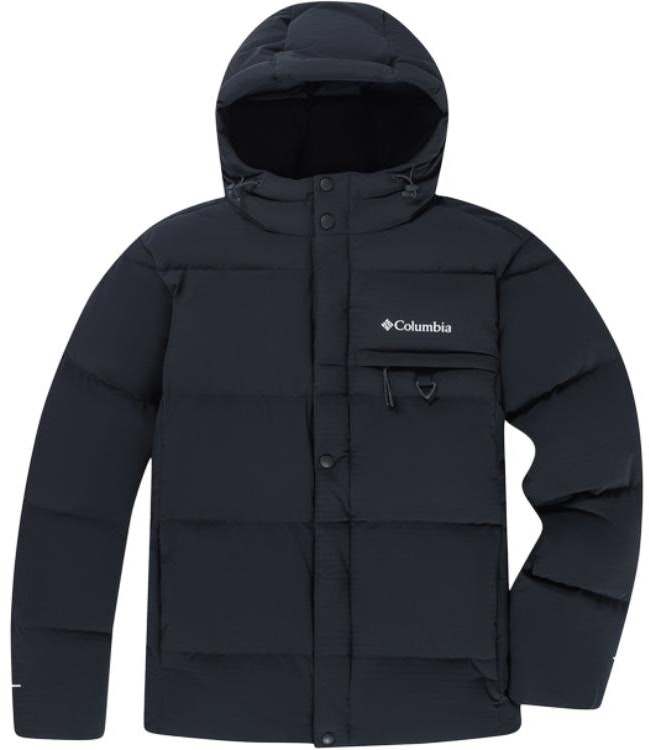 columbia-transversing-series-unisex-black-hooded-puffer-down-jacket-we-1756-010