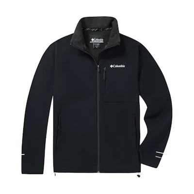 Columbia Traverse Series Water-Resistant Softshell Jacket - Black AE5476-010