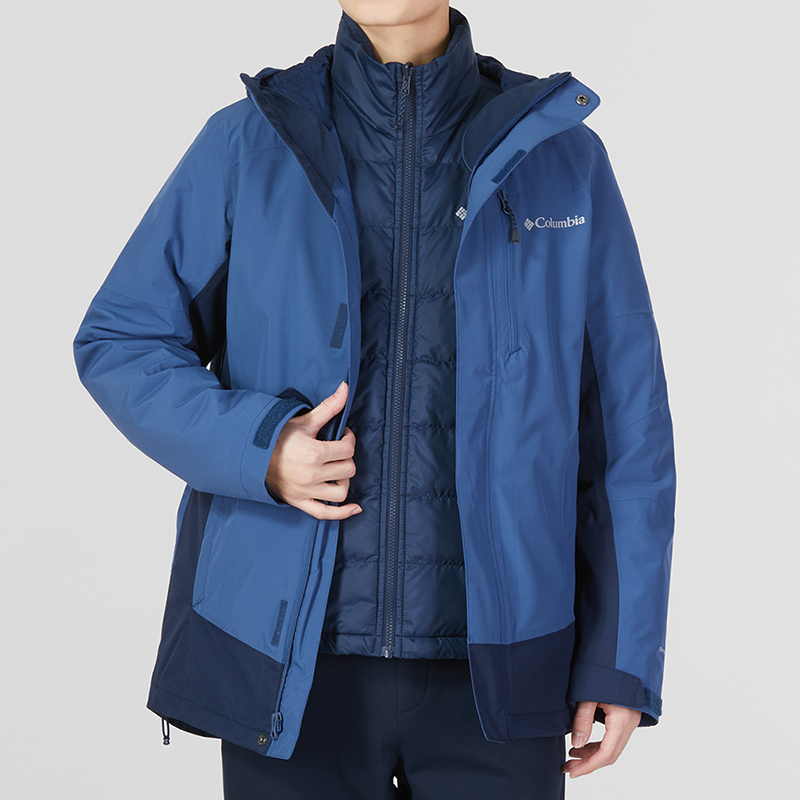 Columbia Tri-color Logo Print Waterproof Insulated 3-in-1 Jacket WE0900-452 圖 6