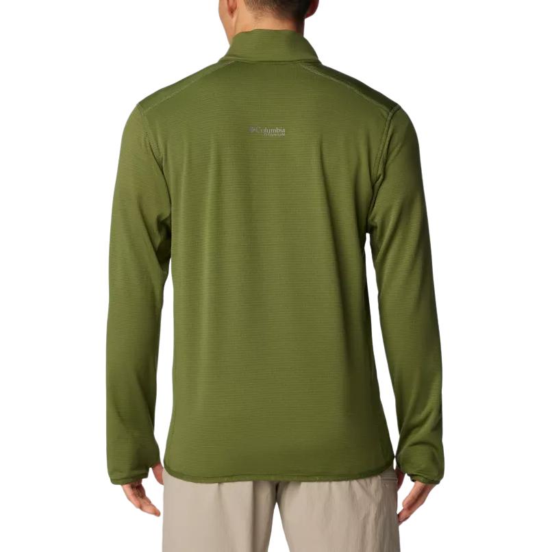 Lookbook Columbia Triple Canyon™ 全拉鍊抓絨外套 橄欖綠拼接設計 2072061-352