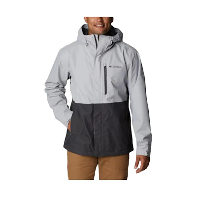 Columbia Two-Tone Colorblock Hooded Jacket Gray Long Sleeve 1988621-039