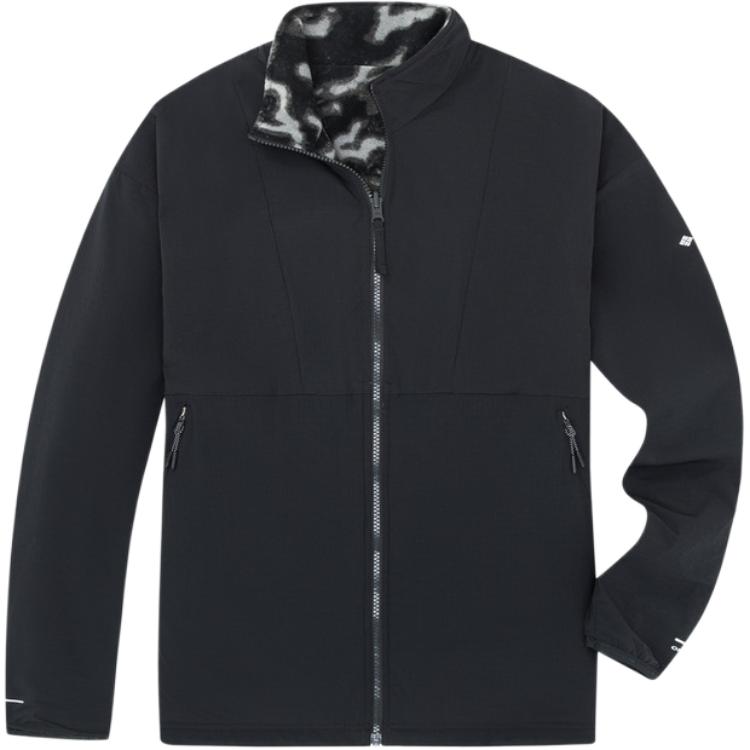 Columbia Unisex Reversible Zip-Up Long Sleeve Jacket - Black AE2174-010