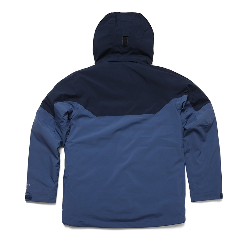 Lookbook Columbia 男女通用防水防風保暖外套帶Logo設計 - 藍色 WE6671-478