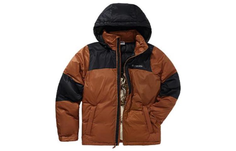 Order Columbia Urban Outdoor Colorblock Insulated Hooded Down Jacket for Men. WE8142-242