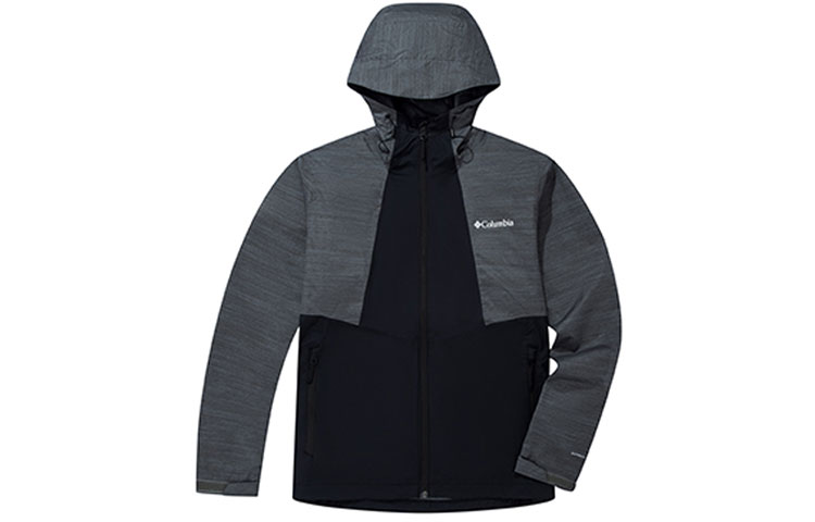 Columbia Waterproof Breathable Hooded Jacket - Gray Casual Wear RE0088-010