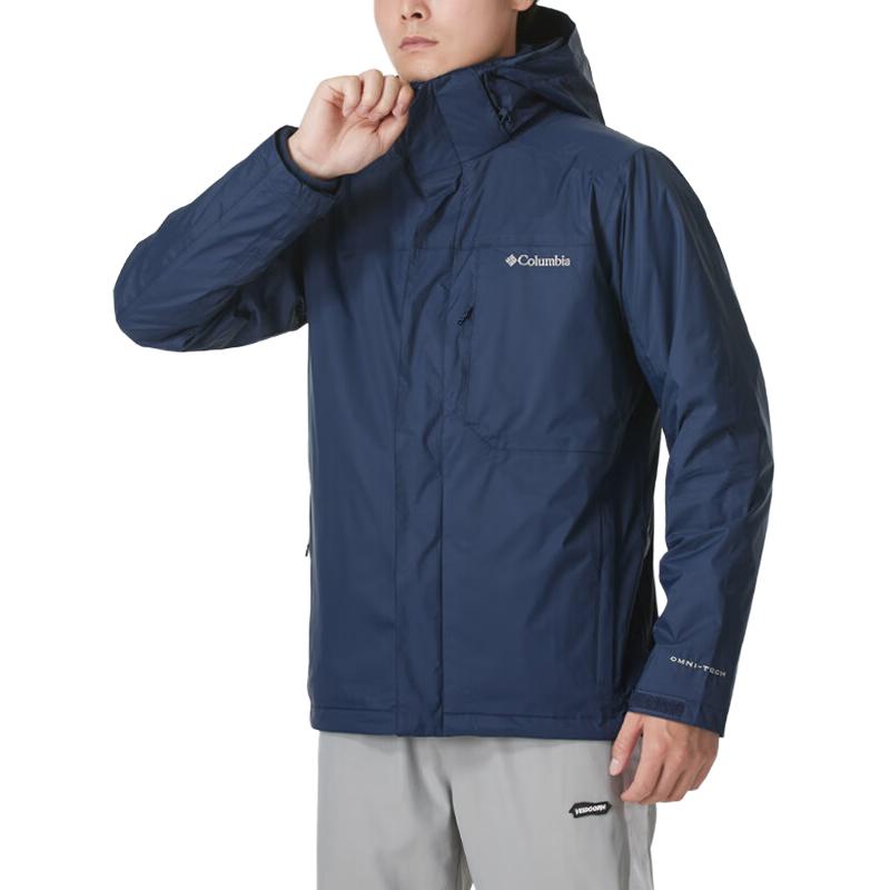 Columbia Waterproof Outdoor Hiking Jacket Blue with Logo and Hood WE6508-464 圖 5