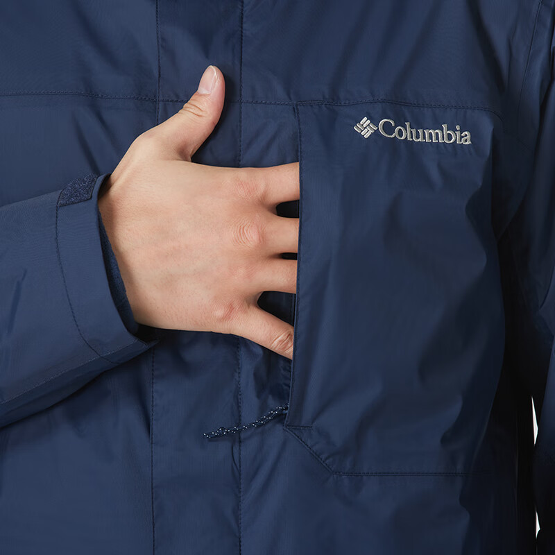 Columbia Waterproof Outdoor Hiking Jacket Blue with Logo and Hood WE6508-464 圖 7