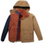 Shop Chaqueta Impermeable Columbia con Forro Desmontable de Polar - Marrón WE1326-257