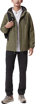 哥伦比亚防水防风字母印花连帽夹克 WE3431-397 Shop 哥伦比亚防水防风字母印花连帽夹克 WE3431-397