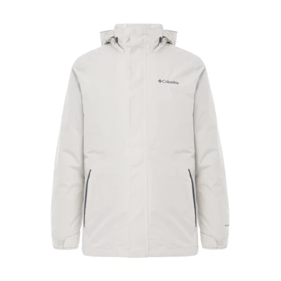 Columbia Waterproof Windproof Warm Hiking Jacket Unisex - Off White. XE5418-278