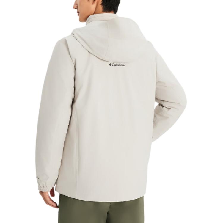 Shop 哥伦比亚防水防风保暖徒步外套男女款 - 米白色 XE5418-278