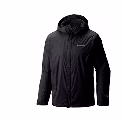 Columbia Watertight II Waterproof Hooded Jacket for Men - Black RM2433-010