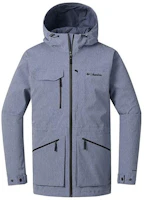 Columbia x Solid Logo Print Long-Sleeve Hoodie Jacket Blue Unisex Fit PM4508-464 Columbia x Solid Logo Print Long-Sleeve Hoodie Jacket Blue Unisex Fit PM4508-464