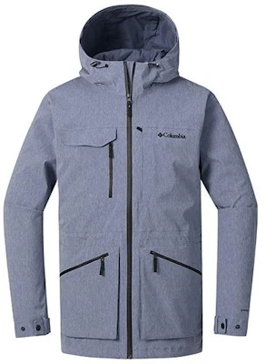 Columbia 聯名款實心標誌印花藍色連帽外套 長袖 男女通用款 PM4508-464 Order Columbia 聯名款實心標誌印花藍色連帽外套 長袖 男女通用款 PM4508-464