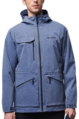 Columbia 聯名款實心標誌印花藍色連帽外套 長袖 男女通用款 PM4508-464 Lookbook Columbia 聯名款實心標誌印花藍色連帽外套 長袖 男女通用款 PM4508-464