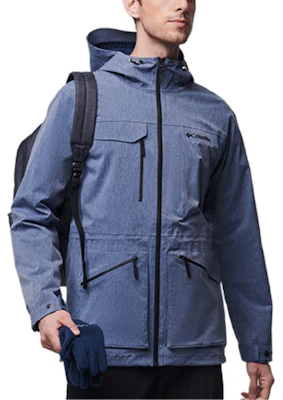 Columbia 聯名款實心標誌印花藍色連帽外套 長袖 男女通用款 PM4508-464 Purchase Columbia 聯名款實心標誌印花藍色連帽外套 長袖 男女通用款 PM4508-464