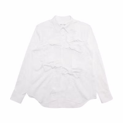Comme des Garçons 5 Bow Shirt 'White'