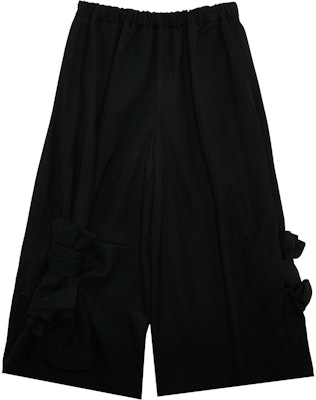 Comme des Garçons Bow Tie Detail Pants 'Black' Buy Comme des Garçons Bow Tie Detail Pants 'Black'