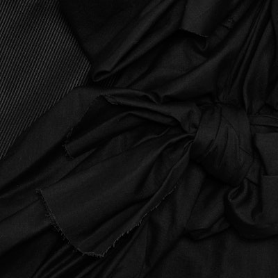 Comme des Garçons Bow Tie Sleeve Coat 'Black' Lookbook Comme des Garçons Bow Tie Sleeve Coat 'Black'