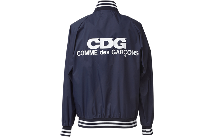 CDG CDG Alphabet Navy Jacket Unisex Couple Style SZ-J006-051-2