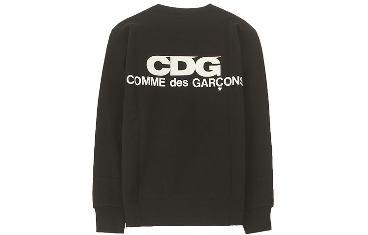 Comme Des Garçons CDG Back Logo Crewneck Pullover Sweatshirt Unisex SZ-T002-051-1