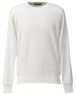 꼼데가르송 CDG 백 로고 크루넥 풀오버 스웻셔츠 유니섹스 SZ-T002-051-1 Details for 꼼데가르송 CDG 백 로고 크루넥 풀오버 스웻셔츠 유니섹스 SZ-T002-051-1