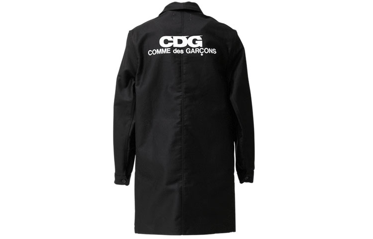 CDG CDG Back Logo Mid-Length Workwear Jacket Unisex Black SZ-J009-051-1 圖 2