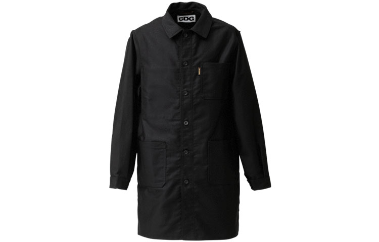 CDG CDG Back Logo Mid-Length Workwear Jacket Unisex Black SZ-J009-051-1 圖 3