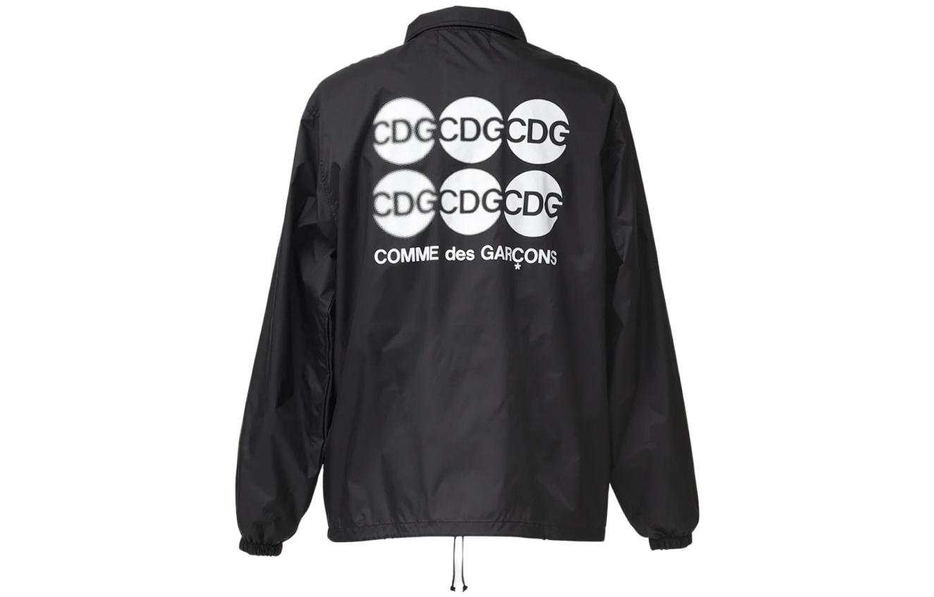CDG CDG Black Jacket with Back Logo Letter Print SZ-J005-051-1 圖 3