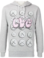 Comme Des Garçons CDG FW21 Letter Print Cartoon Sweatshirt Grey FH-T001-W21-1 Comme Des Garçons CDG FW21 Letter Print Cartoon Sweatshirt Grey FH-T001-W21-1