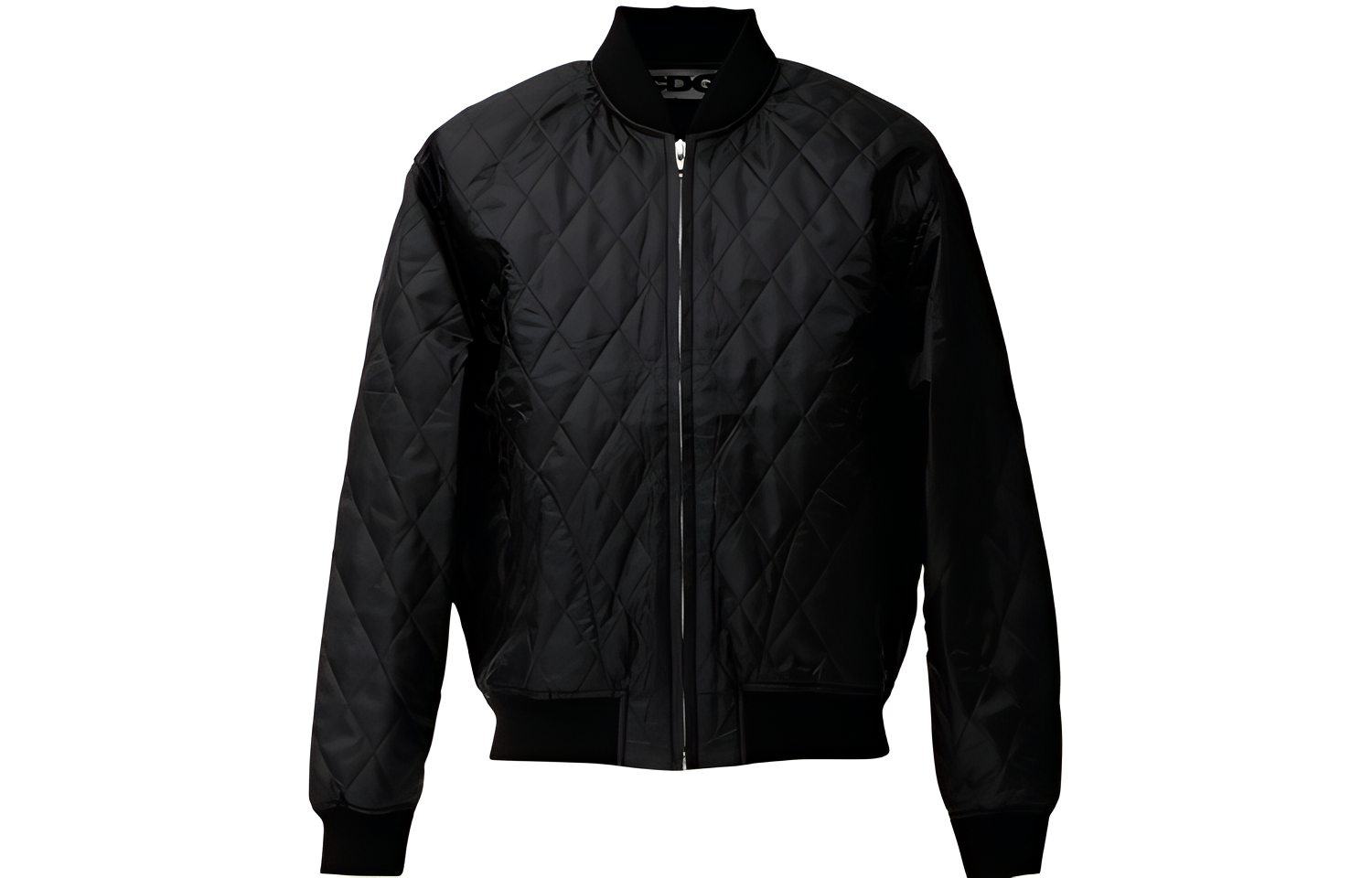 CDG CDG FW21 Quilted Diamond Pattern Jacket Unisex Black SZ-J002-051-1