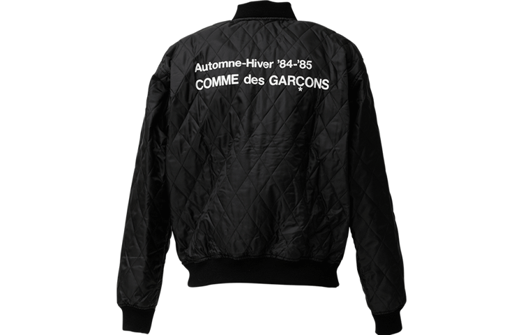 CDG CDG FW21 Quilted Diamond Pattern Jacket Unisex Black SZ-J002-051-1 圖 3