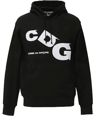 Comme Des Garçons CDG Logo 男女黑色圓領衛衣 SZ-T023 Order Comme Des Garçons CDG Logo 男女黑色圓領衛衣 SZ-T023