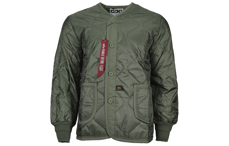 CDG CDG Logo Solid Color Liner Jacket Unisex Green SB-J001-051-2 圖 2