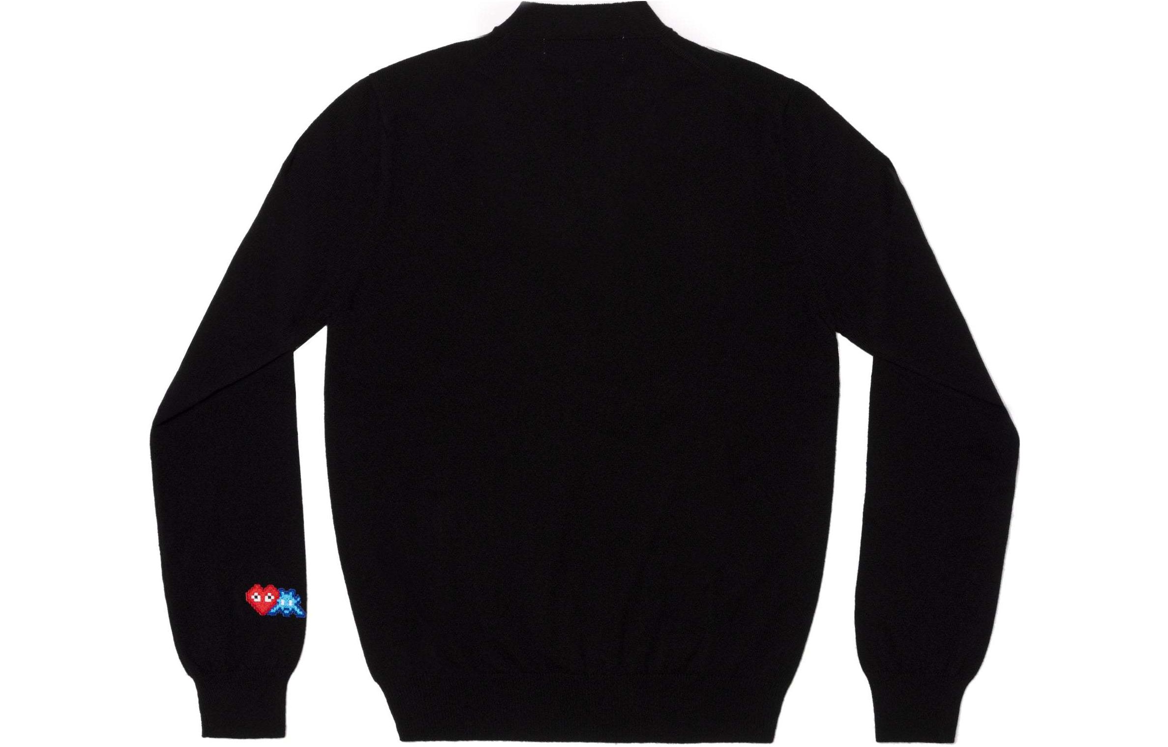 Comme Des Garçons CDG Play  Black Cardigan Sweater Long Sleeve Button-Up AZ-N088-051-1 圖 3