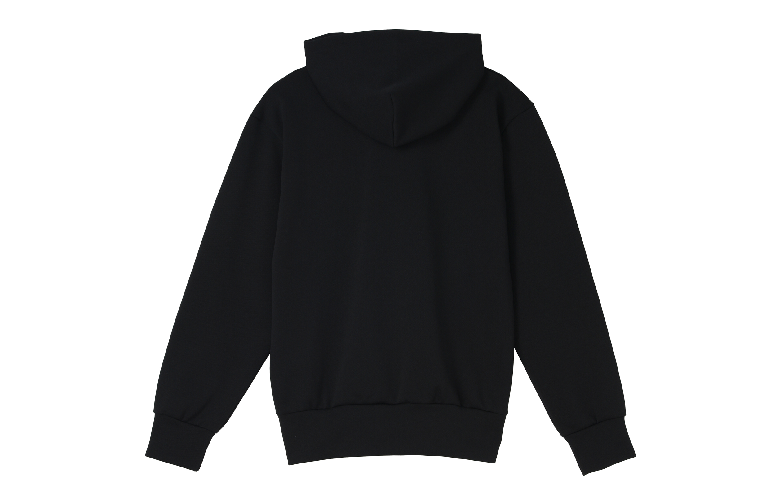 Lookbook Comme Des Garçons CDG Play Hoodie Hitam dengan Logo Hati Merah dan Zipper Depan. AZ-T172-051-1