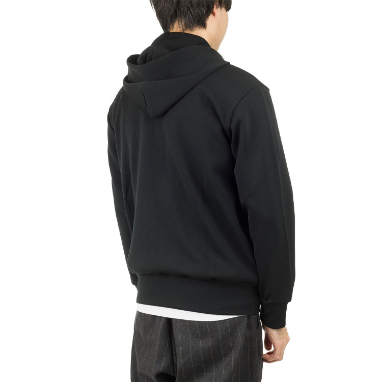 Purchase Comme Des Garçons CDG Play Hoodie Hitam dengan Logo Hati Merah dan Zipper Depan. AZ-T172-051-1