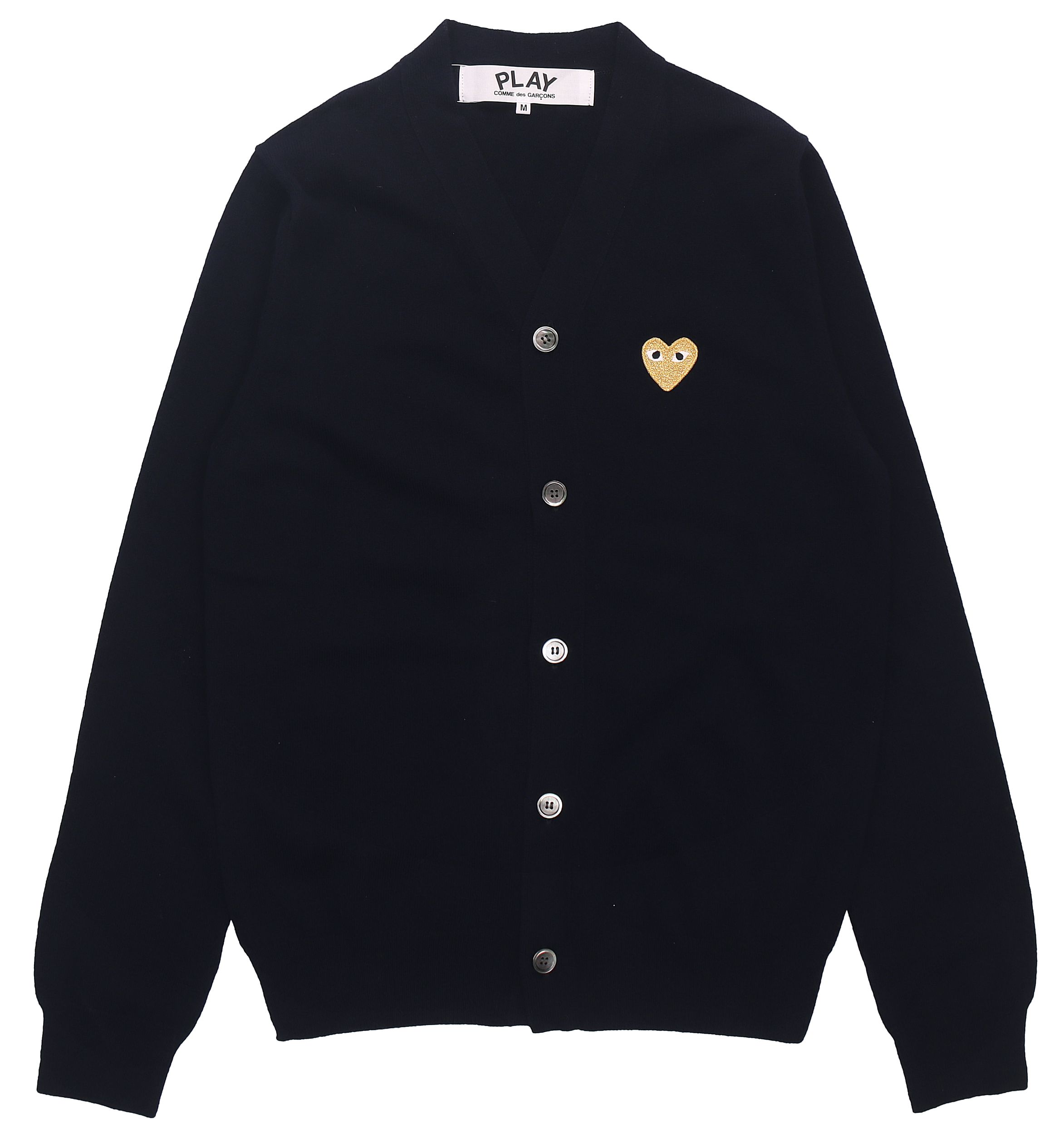 Comme Des Garçons CDG Play  Blue Knit Cardigan Sweater AZ-N050-051-2
