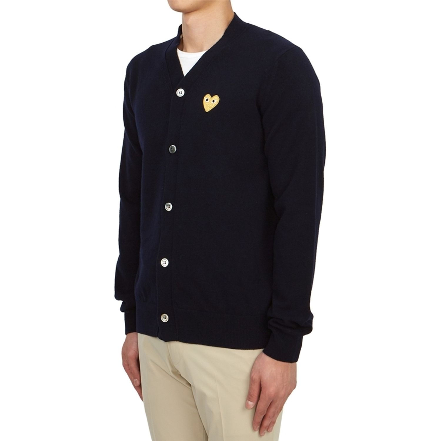 Purchase Comme Des Garçons CDG Play 藍色針織開襟羊毛衫 AZ-N050-051-2