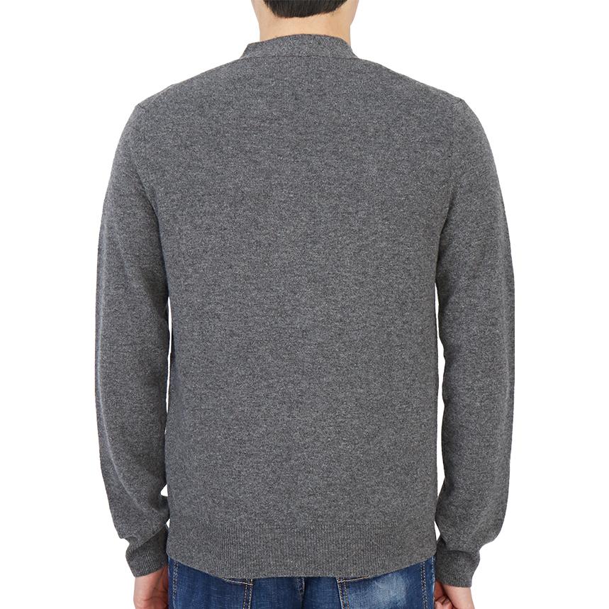 Comme Des Garçons CDG Play  Grey Wool Cardigan Sweater with Red Heart Logo. AZ-N008-051-3 圖 7