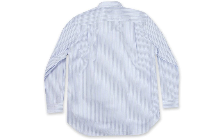 Comme Des Garçons CDG Play  Striped Shirt with Black Heart Embroidery Light Blue. AZ-B010-051-1 圖 3