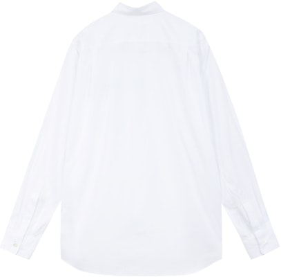 Comme Des Garçons CDG Play White Shirt with Black Heart Embroidery AZ-B004-051-2 Lookbook Comme Des Garçons CDG Play White Shirt with Black Heart Embroidery AZ-B004-051-2