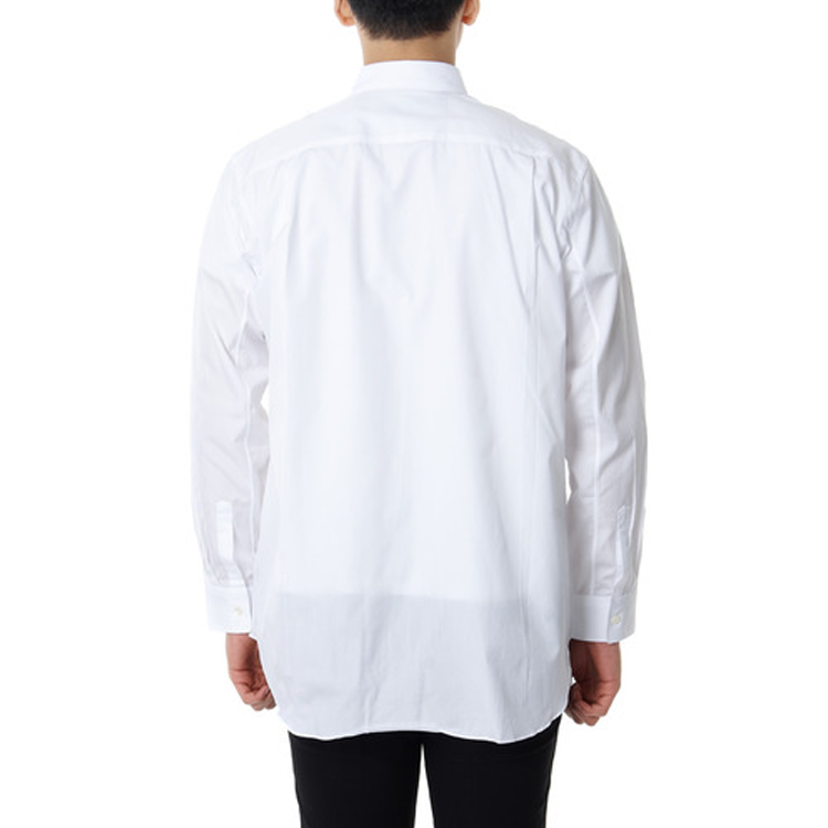 Cheap Comme Des Garçons CDG Play  White Shirt with Black Heart Embroidery AZ-B004-051-2