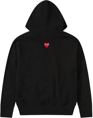 Comme Des Garçons CDG Play Back Heart Logo Kangaroo Pocket Hoodie Unisex. AX-T342-051-1 Buy Comme Des Garçons CDG Play Back Heart Logo Kangaroo Pocket Hoodie Unisex. AX-T342-051-1